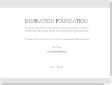 Tablet Screenshot of inspirationfound.org